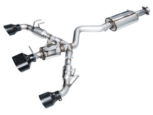 Toyota GR Corolla Performance Exhaust - AWE Tuning - Cat Back Touring Edition - Diamond Black - `23-`27